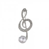 Брошь Скрипичный ключ Брошь Скрипичный ключ