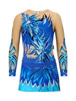 Купальник гимнастический с юбочкой для выступлений Купальник гимнастический с юбочкой для выступлений